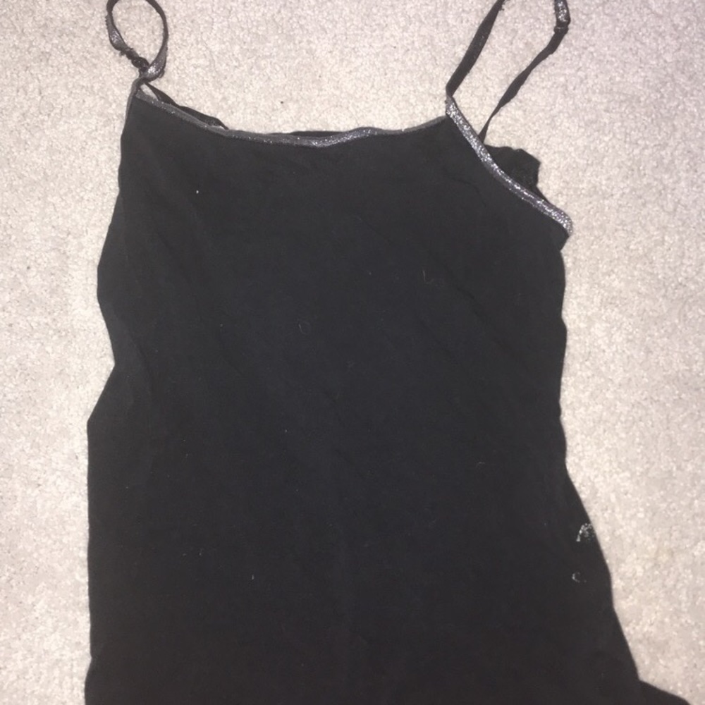 Sparkly Black Tank Top - Picture 1 of 2